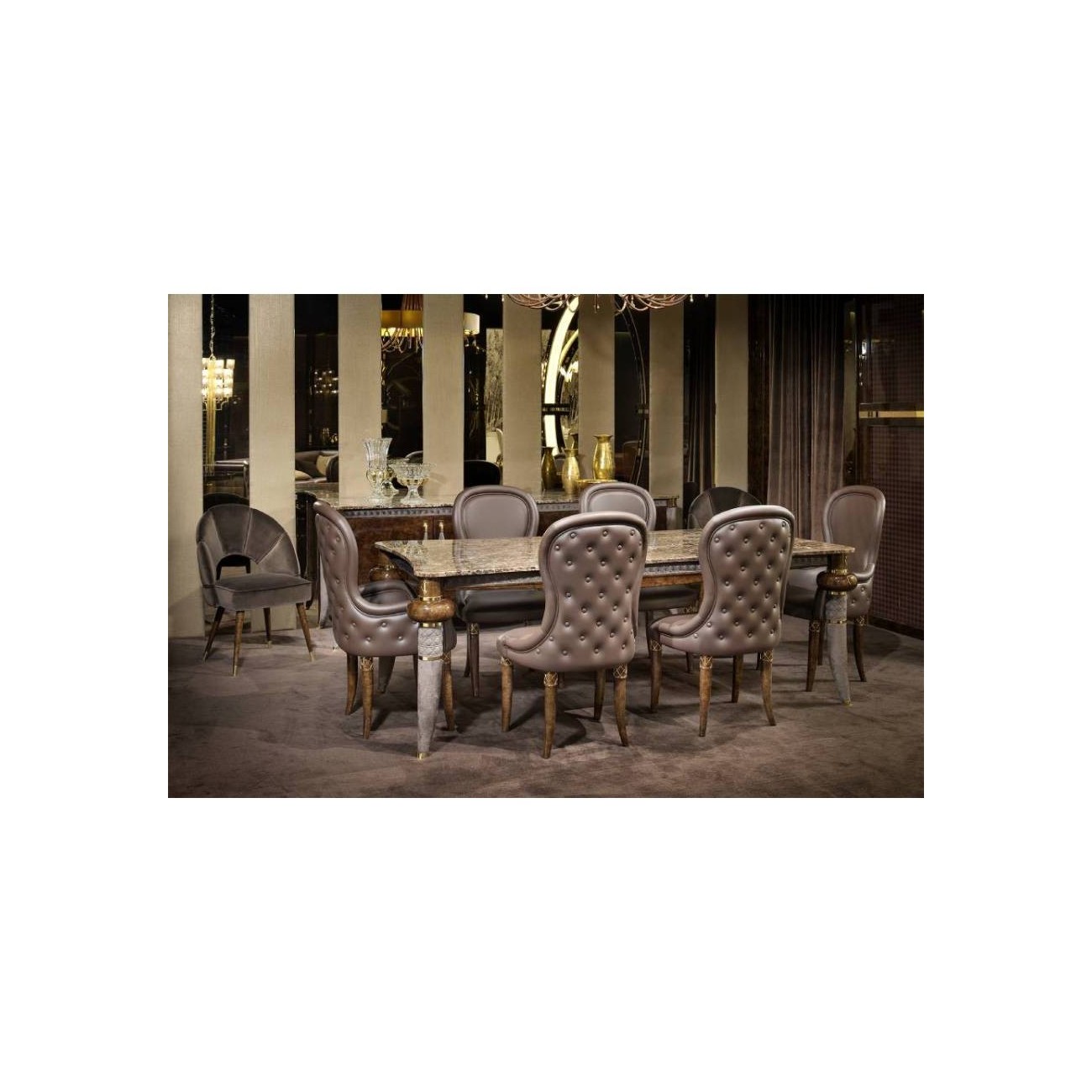 TURRI CARACTERE TAVOLO RETTANGOLARE