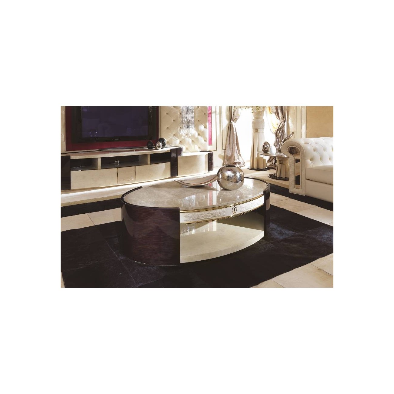 TURRI COUTURE TAVOLINO OVALE