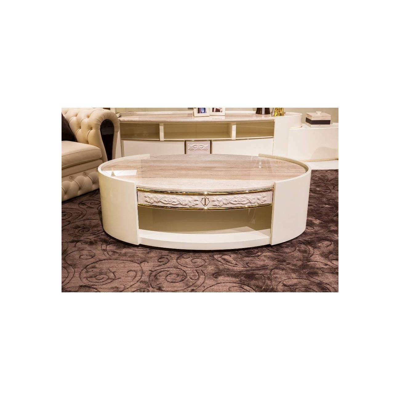 TURRI COUTURE TAVOLINO OVALE