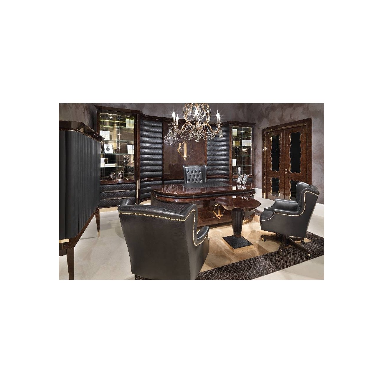 TURRI ORION POLTRONA DA UFFICIO CAPITONNE'