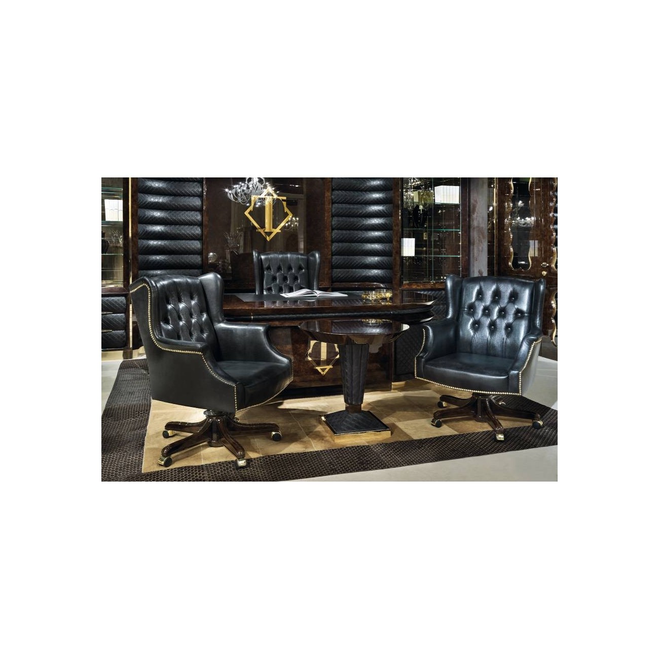 TURRI ORION POLTRONA DA UFFICIO CAPITONNE'