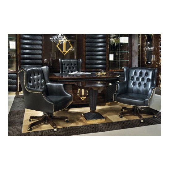 TURRI ORION POLTRONA DA UFFICIO CAPITONNE'