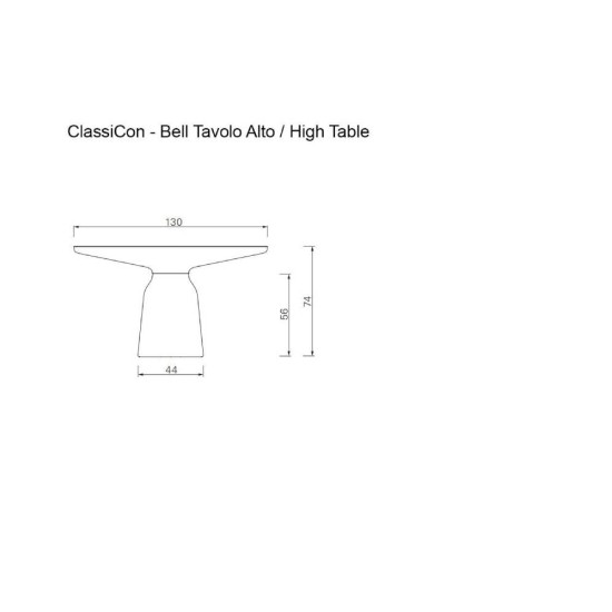 CLASSICON BELL TAVOLO ALTO