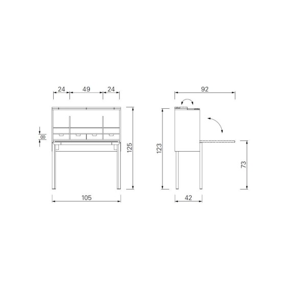 CLASSICON ORCUS SCRIVANIA