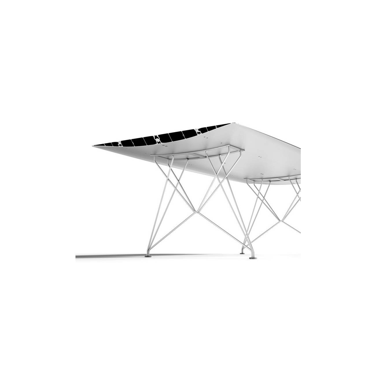 BD BARCELONA B TAVOLO IN ACCIAIO