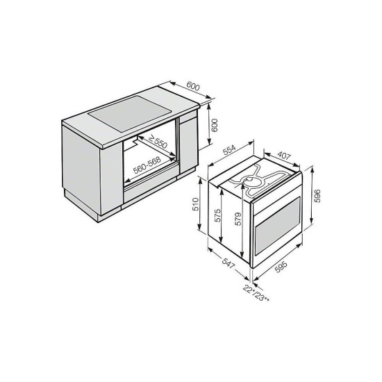 MIELE H 2265-1 B ACTIVE FORNO