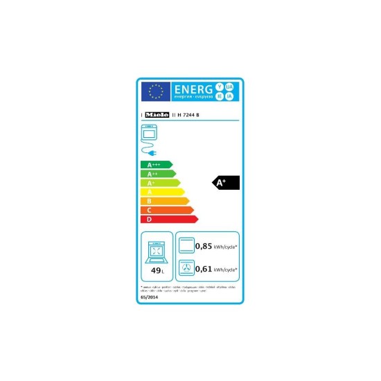 MIELE H 7244 B FORNO