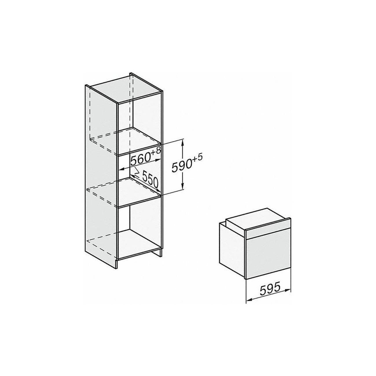 MIELE H 7264 B FORNO