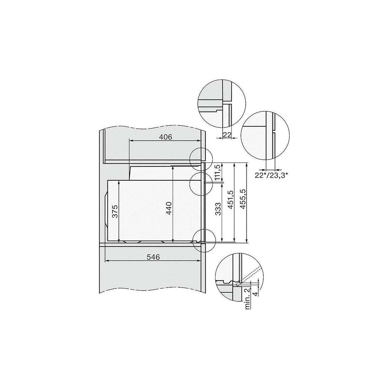 MIELE H 7244 B FORNO