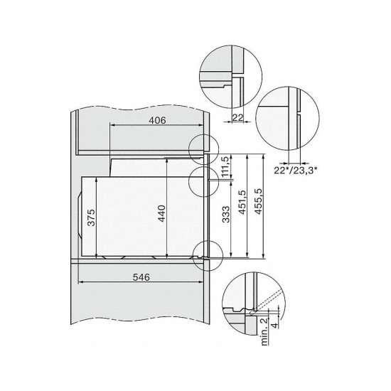 MIELE H 7244 B FORNO