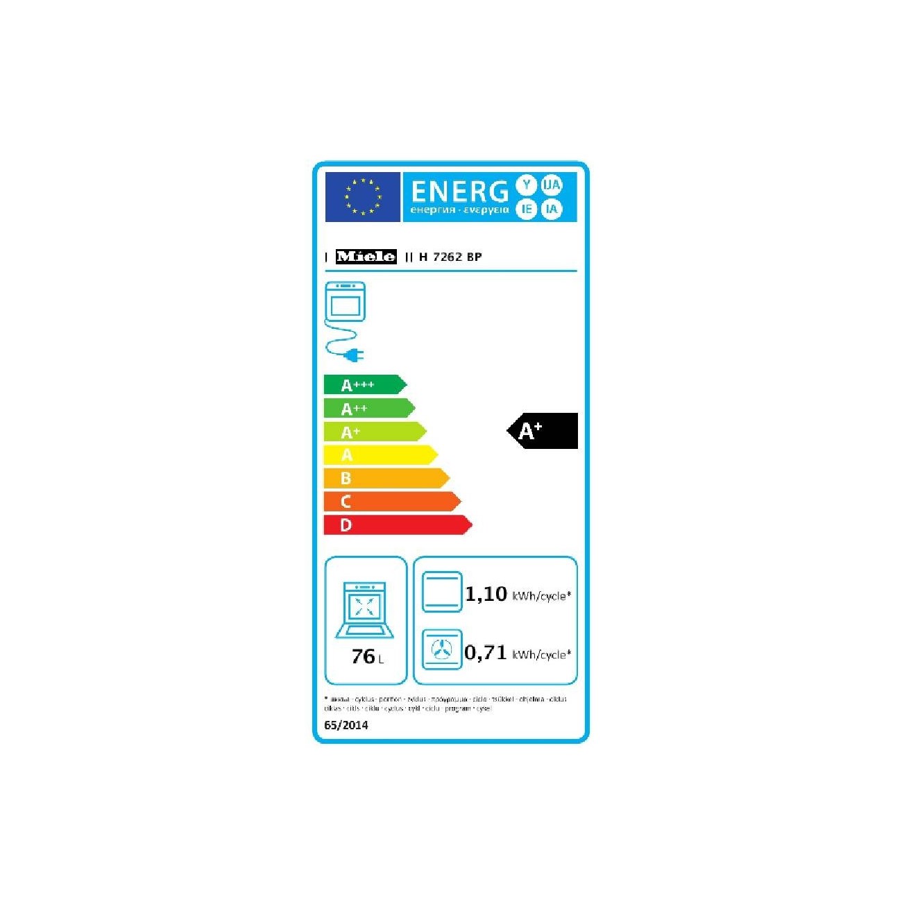 MIELE H 7262 BP FORNO