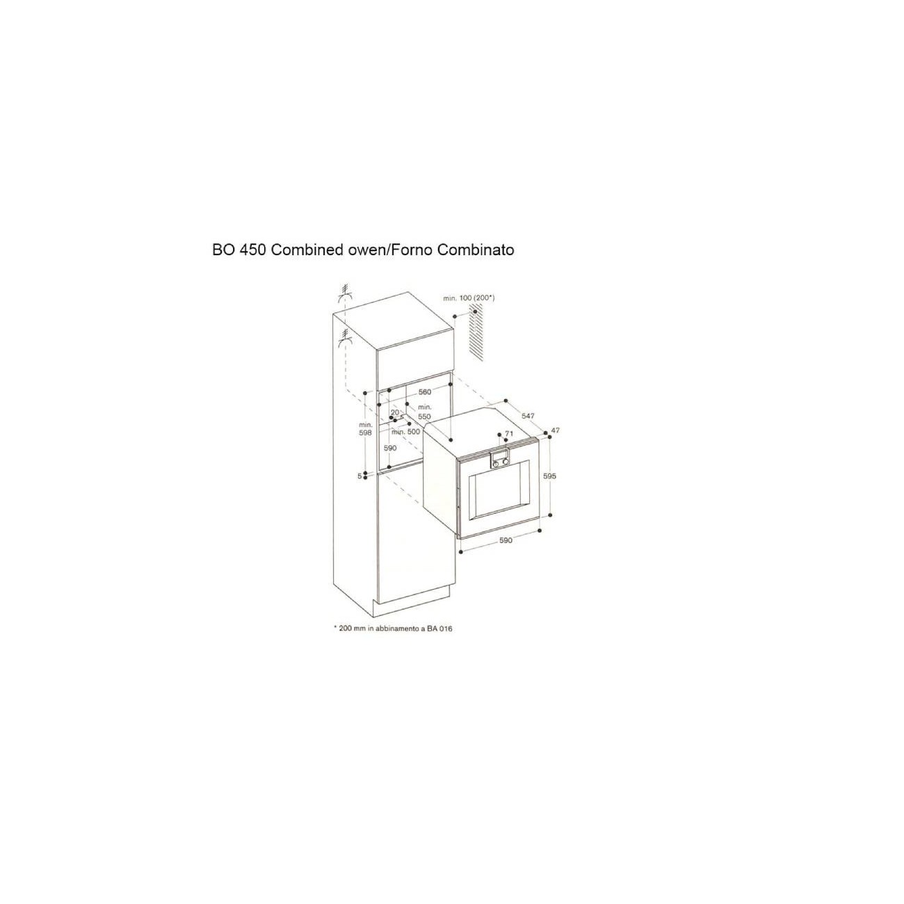 GAGGENAU SERIE 400 BO 450/111 FORNO