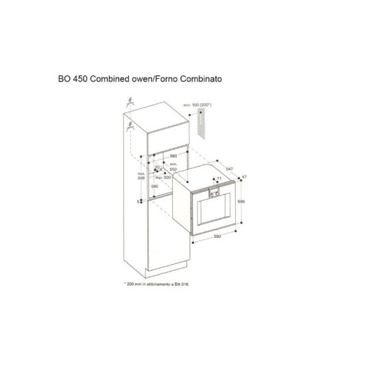 GAGGENAU SERIE 400 BO 450/111 FORNO