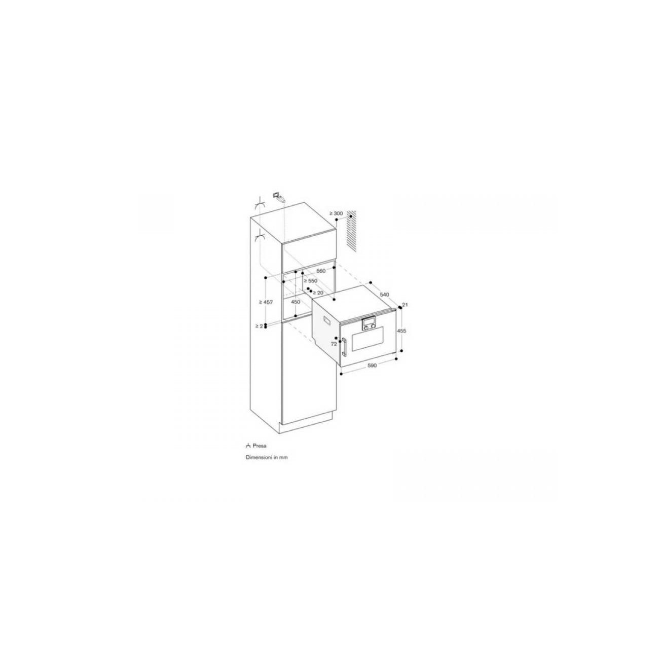 GAGGENAU SERIE 200 BSP 220 / 221 FORNO A VAPORE