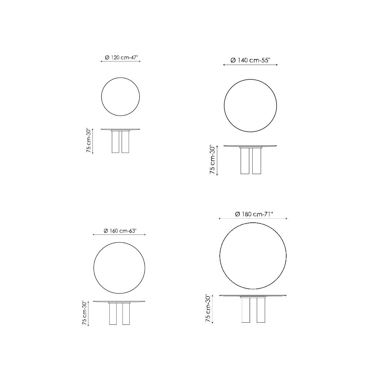 BONALDO GEOMETRIC TABLE TAVOLO