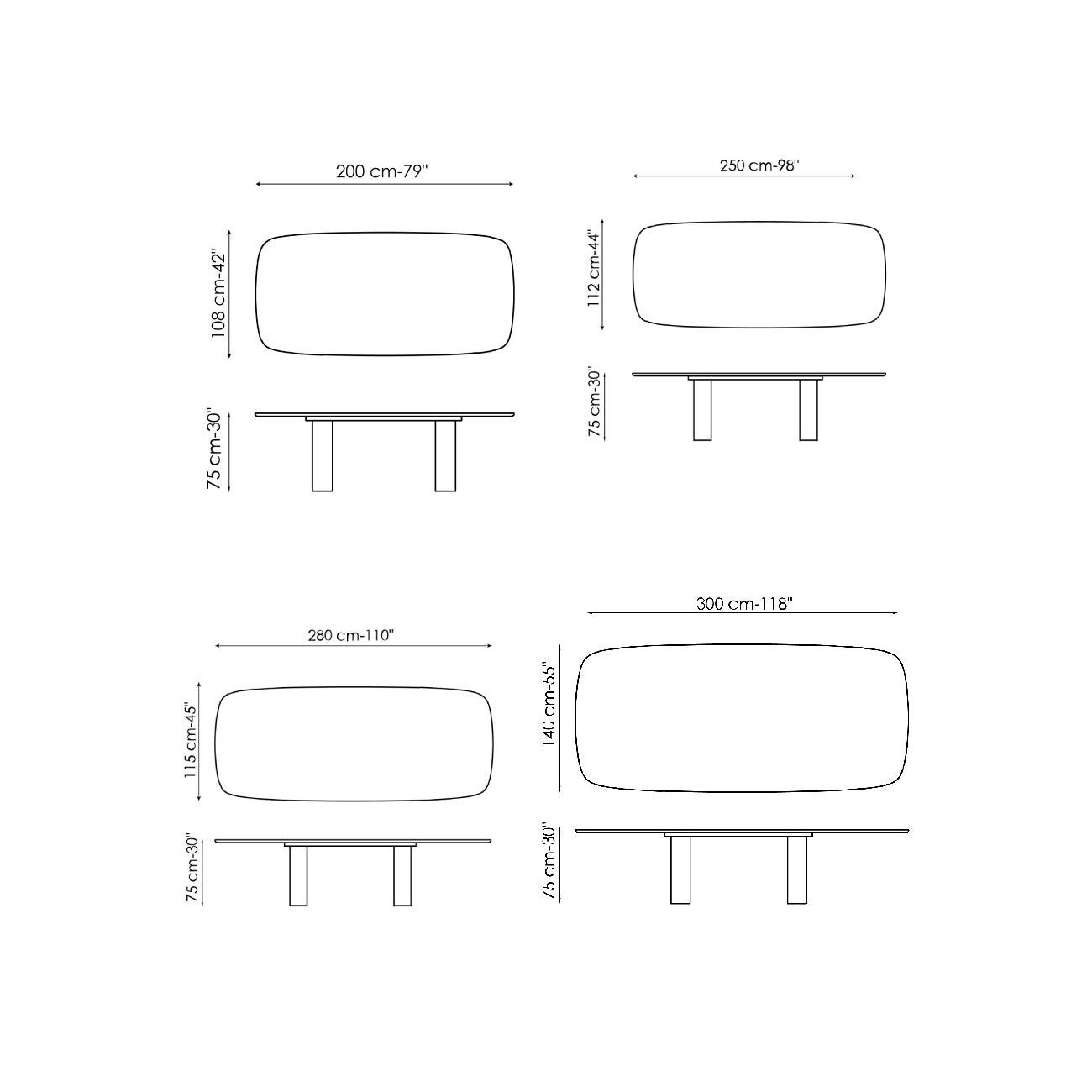 BONALDO GEOMETRIC TABLE TAVOLO
