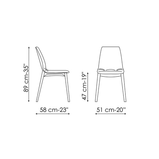 BONALDO NINETTE SEDIA