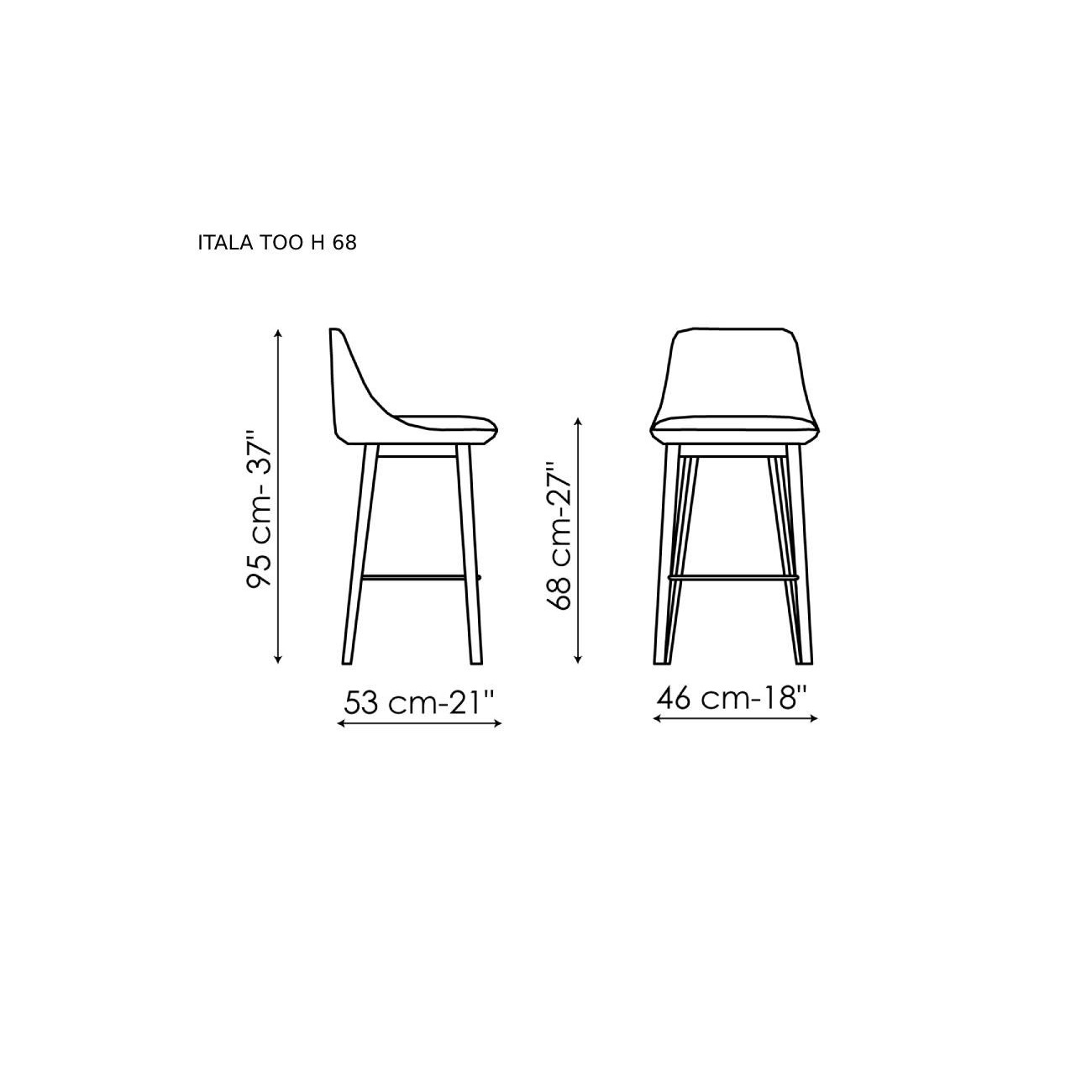 BONALDO ITALA TOO SGABELLO