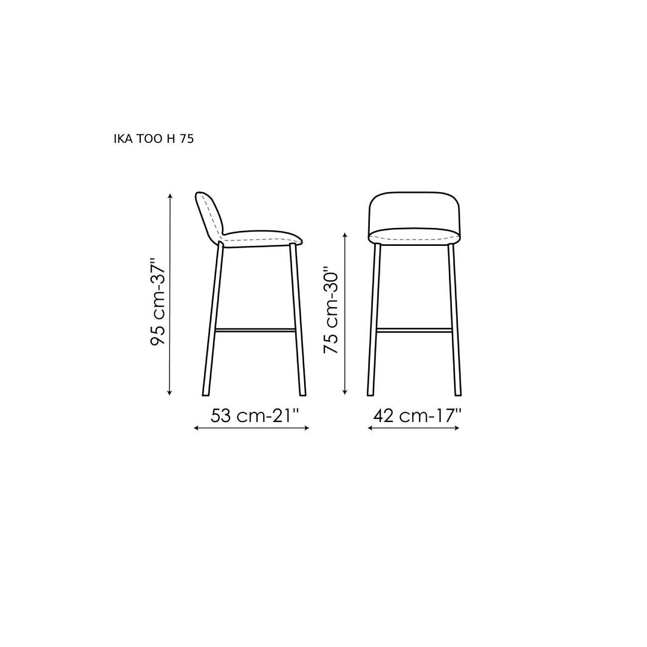 BONALDO IKA TOO SGABELLO