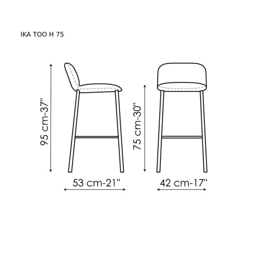 BONALDO IKA TOO SGABELLO