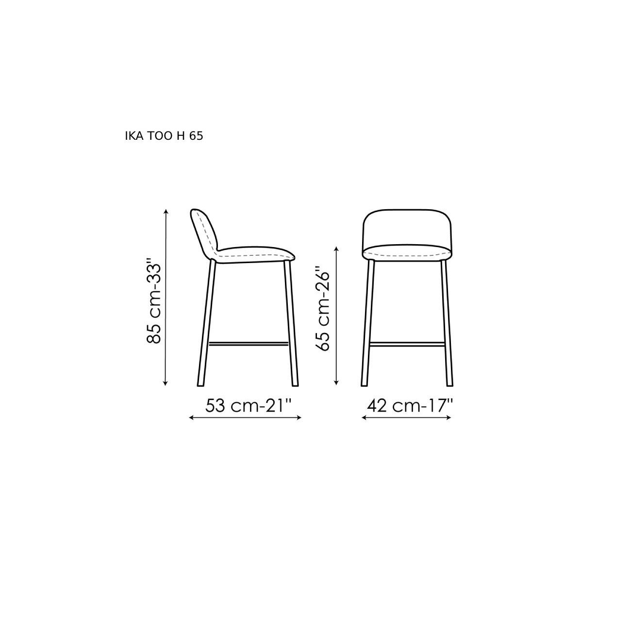 BONALDO IKA TOO SGABELLO