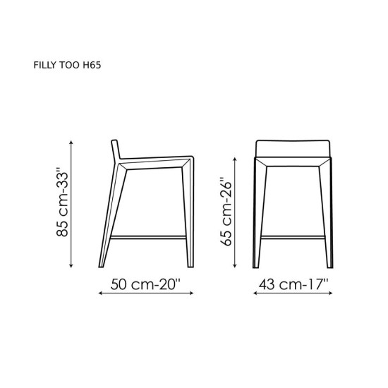 BONALDO FILLY TOO SGABELLO