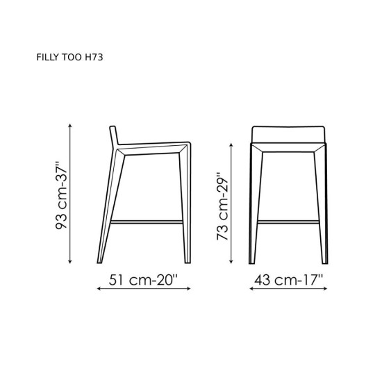 BONALDO FILLY TOO SGABELLO