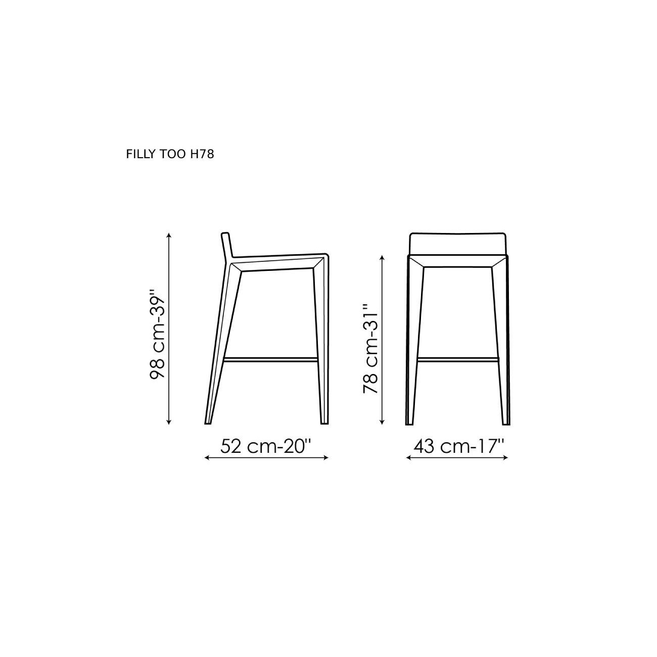 BONALDO FILLY TOO SGABELLO
