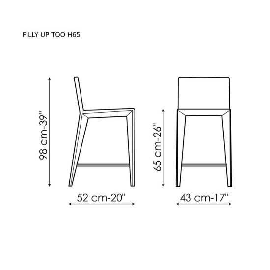 BONALDO FILLY TOO SGABELLO