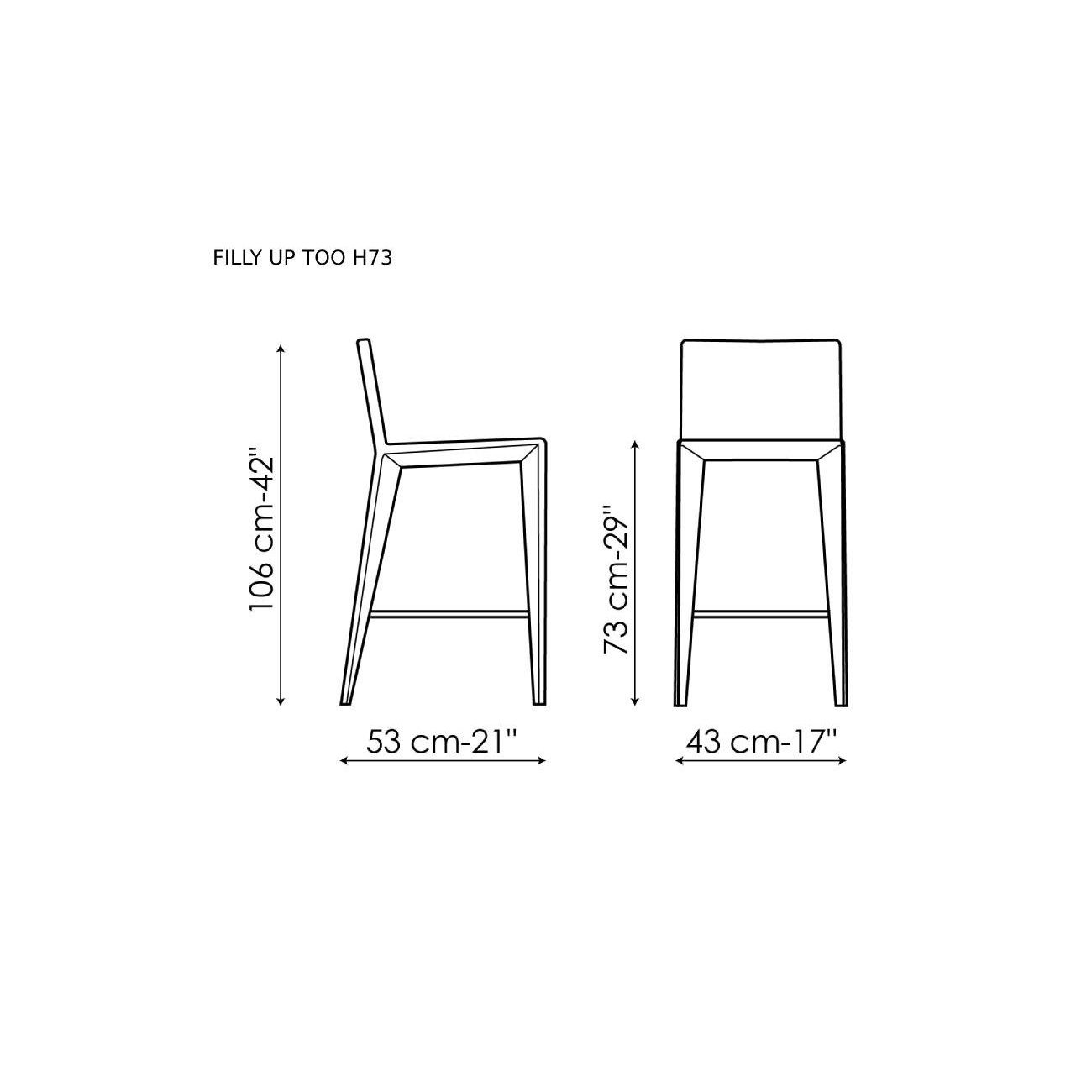 BONALDO FILLY TOO SGABELLO