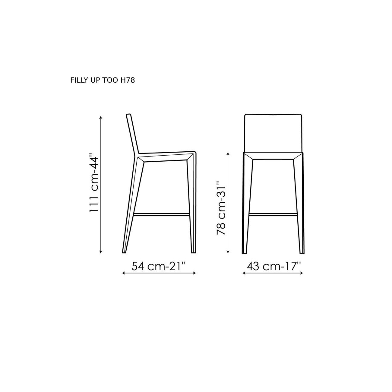 BONALDO FILLY TOO SGABELLO