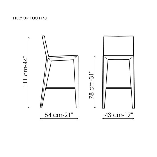 BONALDO FILLY TOO SGABELLO