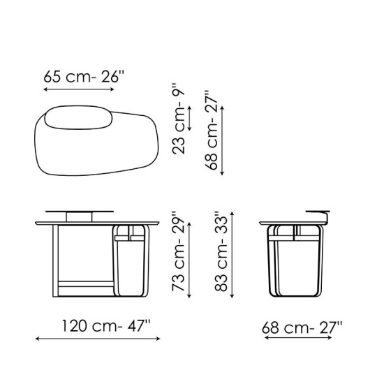 BONALDO GAUSS SCRITTOIO