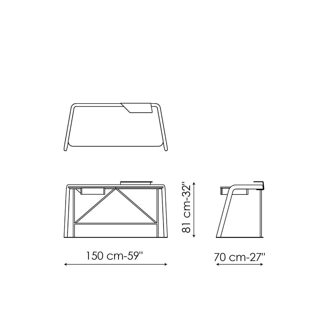 BONALDO SCRIBA SCRITTOIO