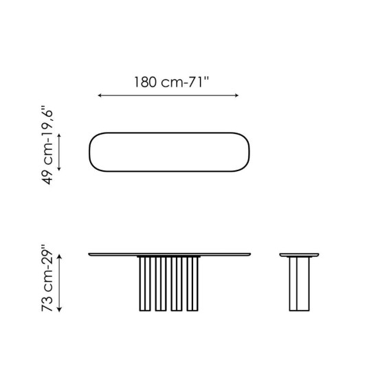 BONALDO GEOMETRIC CONSOLE
