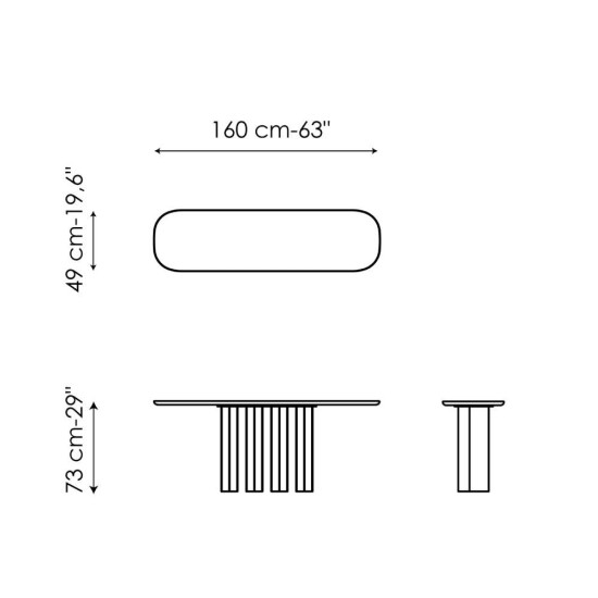 BONALDO GEOMETRIC CONSOLE
