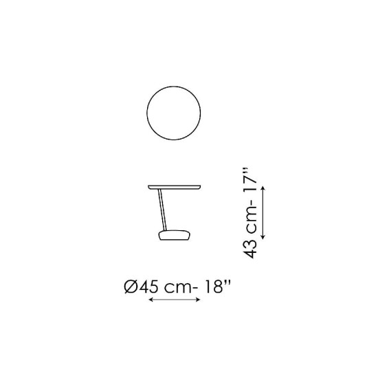 BONALDO LUPINO TAVOLINO