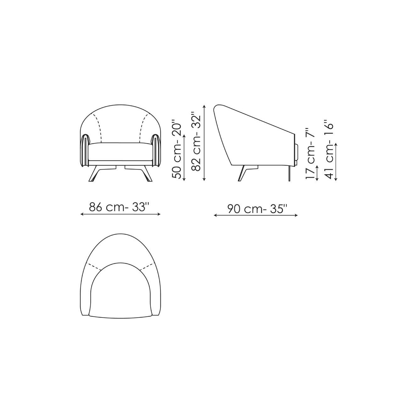 BONALDO SADDLE POLTRONA