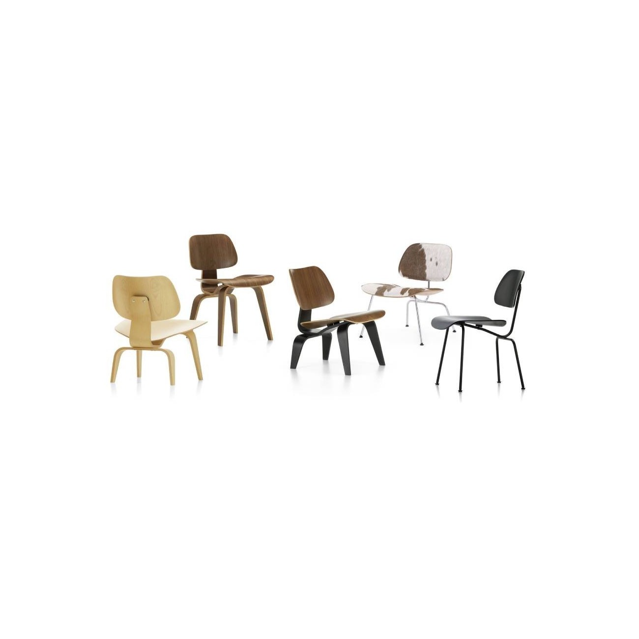 VITRA PLYWOOD GROUP LCW 75th ANNIVERSARY EDITION SEDIA