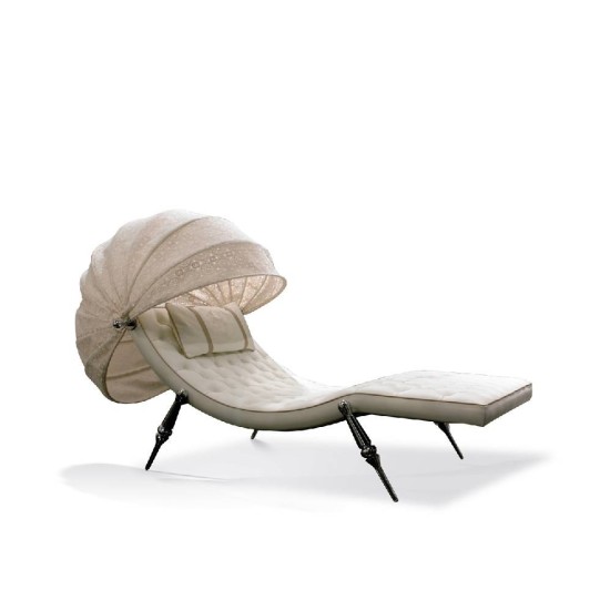 VISIONNAIRE SVEVA CAPITONNÉ CHAISE LONGUE