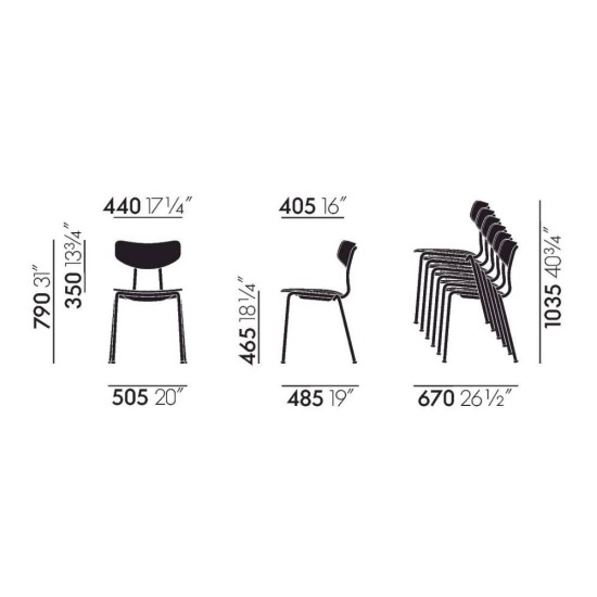 VITRA MOCA SEDIA