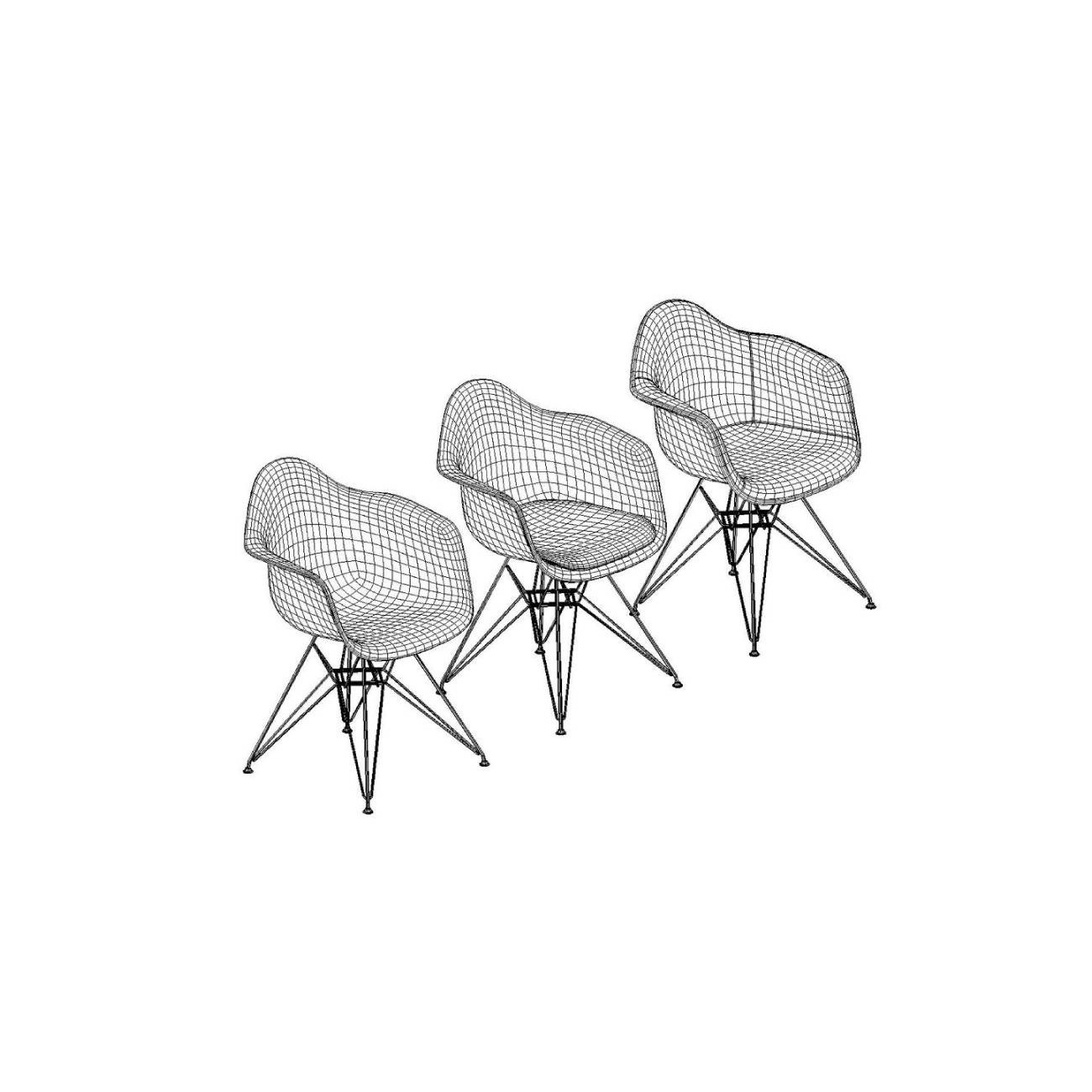 VITRA EAMES PLASTIC CHAIR DAR SEDIA