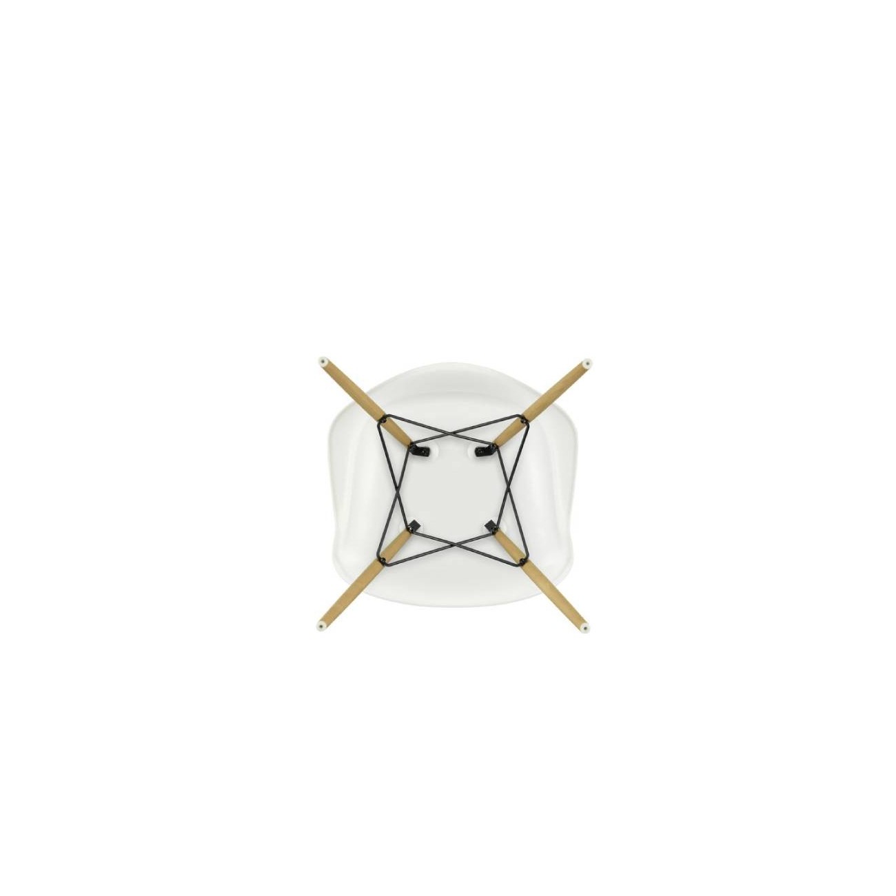 VITRA EAMES PLASTIC CHAIR DAW SEDIA