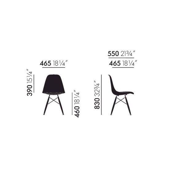 VITRA DSW SEDIA