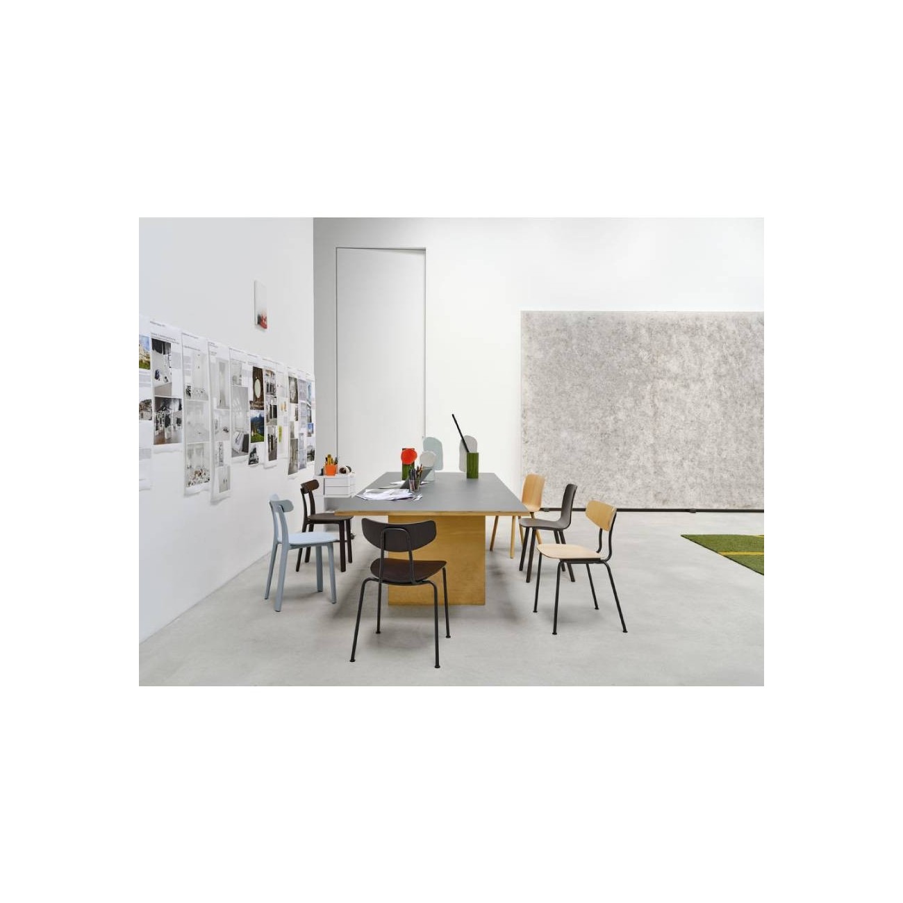 VITRA HAL PLY WOOD SEDIA