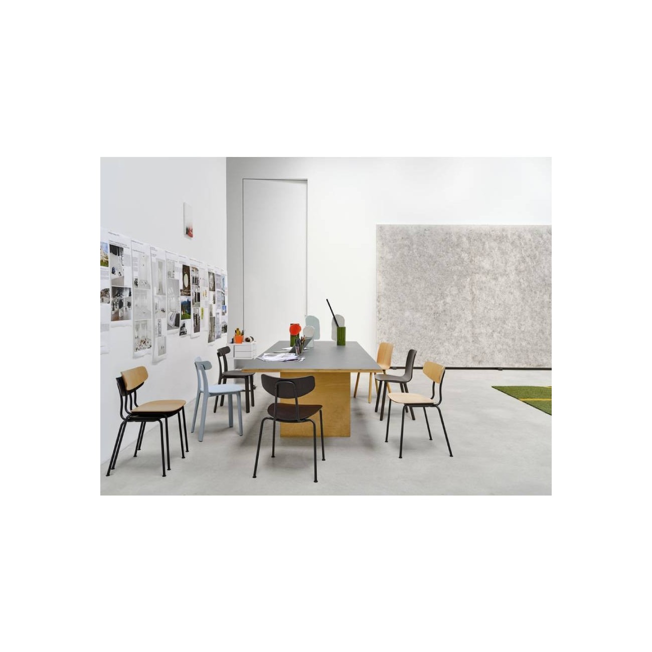 VITRA HAL PLY WOOD SEDIA