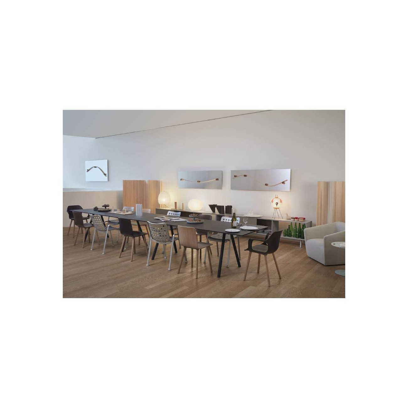 VITRA HAL PLY WOOD SEDIA