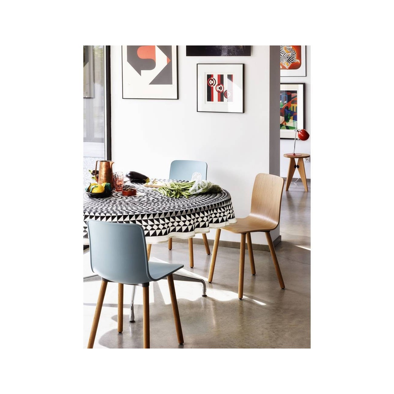 VITRA HAL PLY WOOD SEDIA