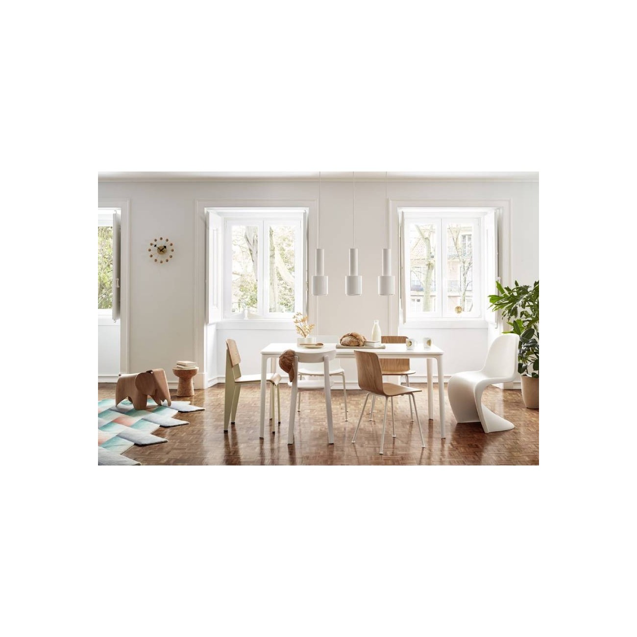 VITRA HAL PLY WOOD SEDIA