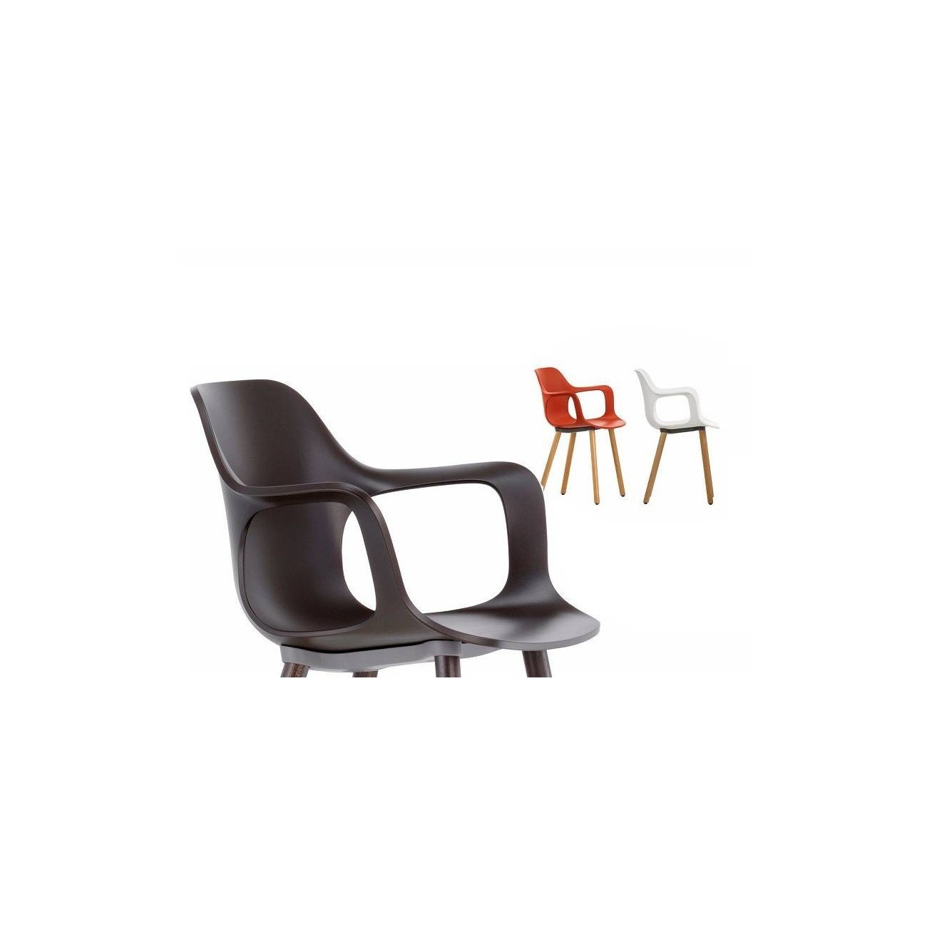 VITRA HAL ARMCHAIR WOOD SEDIA